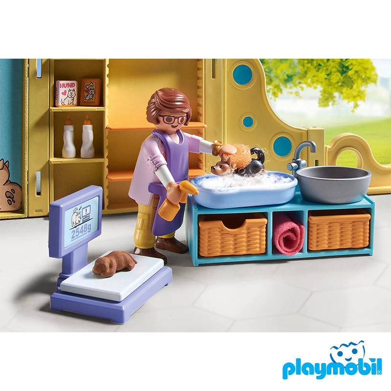Playmobil 71743 Pet grooming Puppy Care Center เพ็ทกรูมมิ่ง ศูนย์ดูแลลูกสุนัข