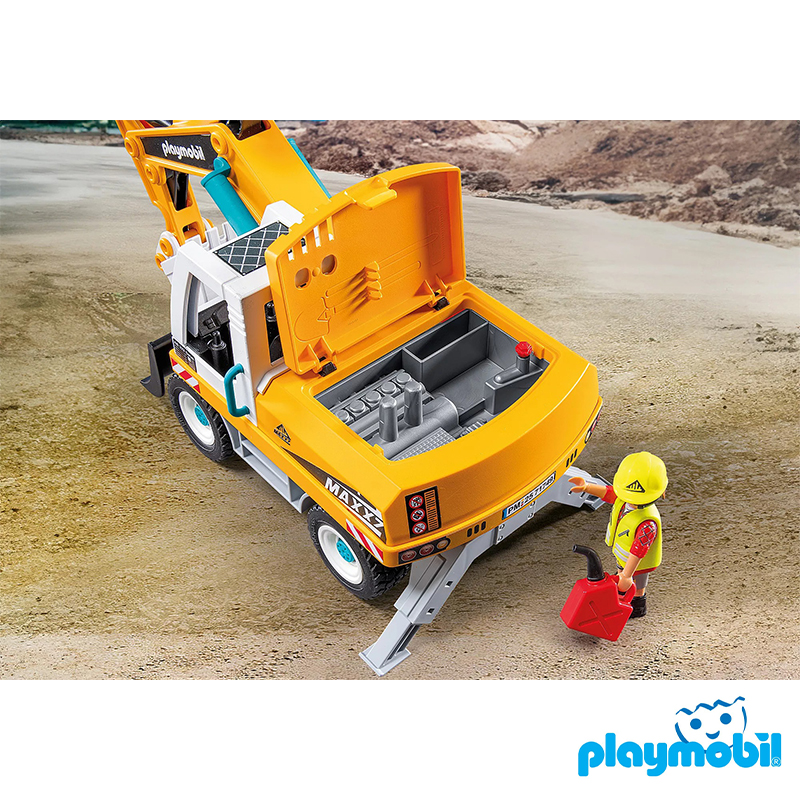 Playmobil 71749 Action Heroes Large Excavator แอคชั่นฮีโร่ รถแมคโคร