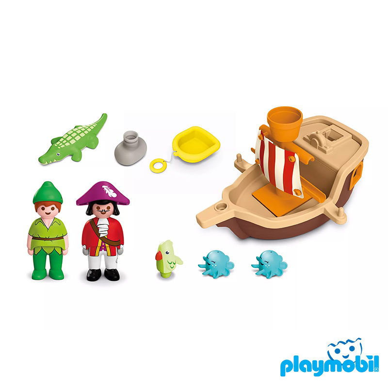 Playmobil 71769 JUNIOR & Disney: Peter Pan's Splashing Pirate Ship จูเนียร์ & ดิสนีย์ เรือโจรสลัด ปีเตอร์ แพน