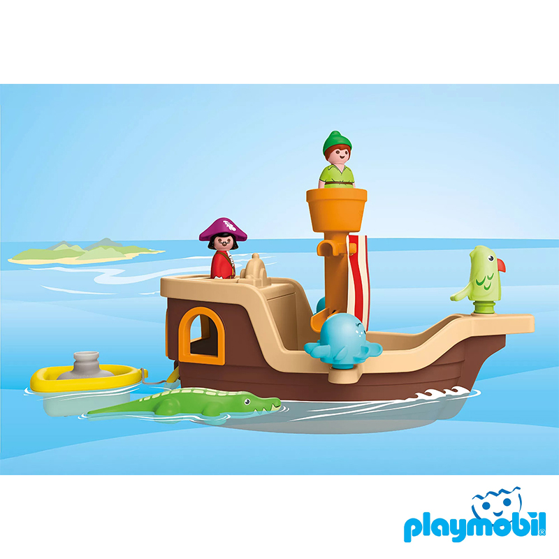 Playmobil 71769 JUNIOR & Disney: Peter Pan's Splashing Pirate Ship จูเนียร์ & ดิสนีย์ เรือโจรสลัด ปีเตอร์ แพน