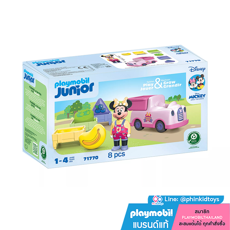 Playmobil 71770 JUNIOR & Disney: Minnie Mouse's Color Sorting Fruit Truck จูเนียร์ & ดิสนีย์ รถผลไม้ของมินนี่
