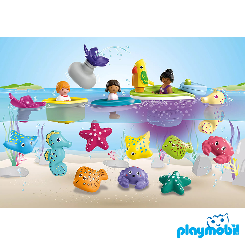 Playmobil 71777 JUNIOR & Tinti: Colourful Bath Time Christmas Countdown จูเนียร์ & ทิ้นที่ อาบน้ำแสนสนุกรอคริสต์มาส