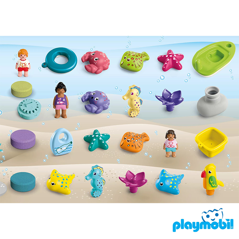 Playmobil 71777 JUNIOR & Tinti: Colourful Bath Time Christmas Countdown จูเนียร์ & ทิ้นที่ อาบน้ำแสนสนุกรอคริสต์มาส