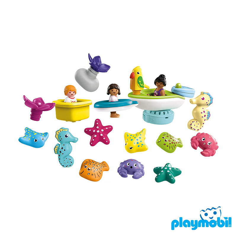 Playmobil 71777 JUNIOR & Tinti: Colourful Bath Time Christmas Countdown จูเนียร์ & ทิ้นที่ อาบน้ำแสนสนุกรอคริสต์มาส