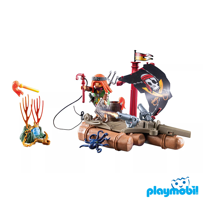 Playmobil 71794 Pirate Raft with Treasure โจรสลัด แพโจรสลัดพร้อมสมบัติ