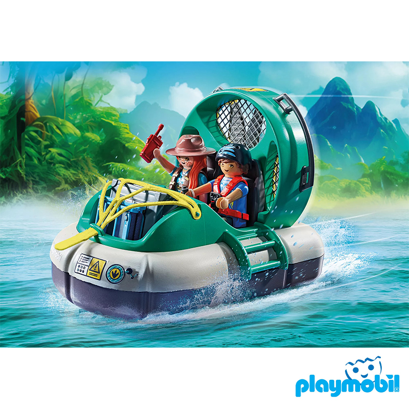 Playmobil 71819 Dinos Brachiosaurus with Hovercraft ไดโนเสาร์ แบรคิโอซอรัสกับเรือโฮเวอร์คราฟต์