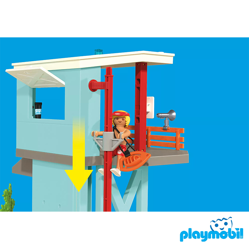 Playmobil 71903 Vacation on the Beach Lifeguard Tower with Beach Buggy วันหยุดที่ชายหาด หอคอยไลฟ์การ์ดกับรถบักกี้ชายหาด