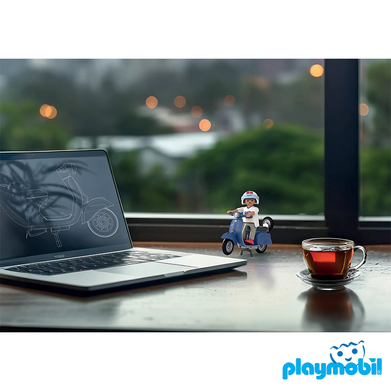 Playmobil 71622 Vespa 1969 Vespa 150 Sprint Veloce, blue เวสป้า สปรินท์ เวโลเช่ 150 ปี 1969 สีน้ำเงิน